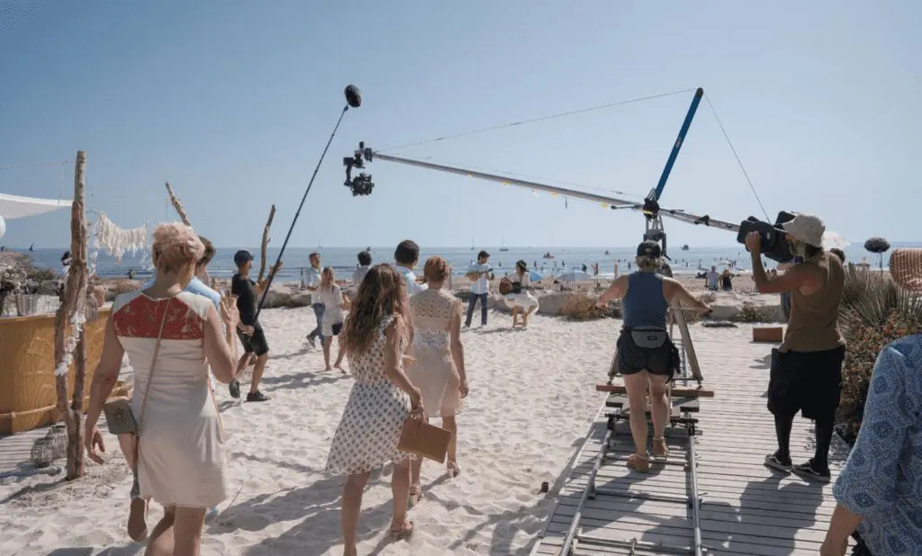 Behind the scenes overview of 'Un si grand soleil', a France Télévisions production using Limecraft as the workspace for scripted entertainment