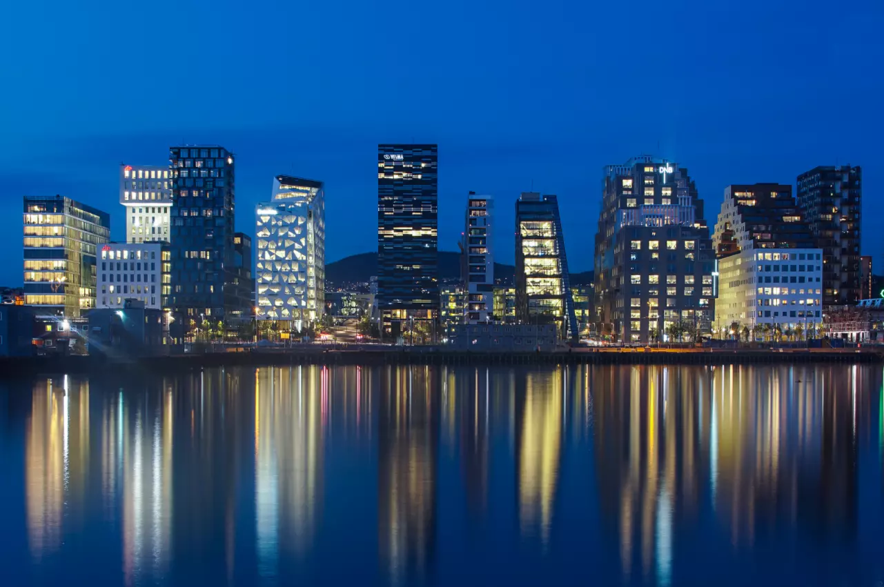Skyline of Oslo, Norway where the MINDS conference took place in October 2021